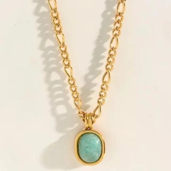 Jewelry - NEW FIGARO 18K GOLD CHAIN PENDANT NECKLACE, NICE NECKLACE, CUTE NECKLACE